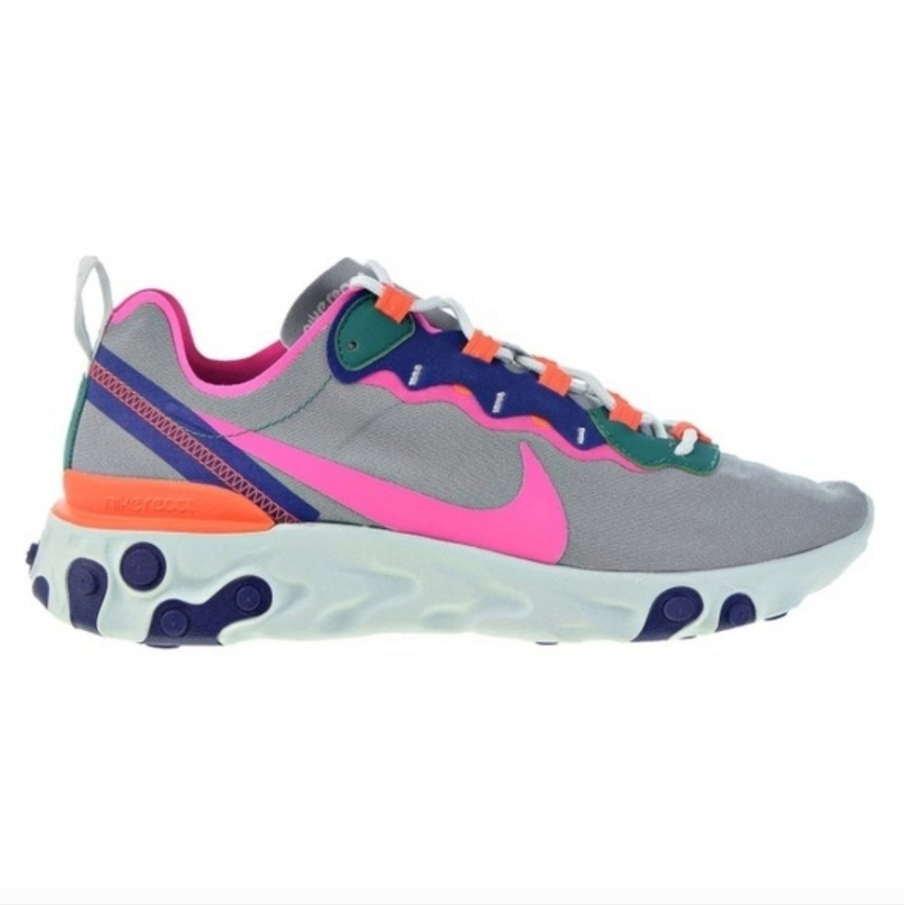 Nike React Element 55 Wolf Gray Womens Athletic S… - image 1